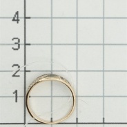 Кольцо из Серебра 925 Приволжский ювелир арт. 259210-FA11, золочение+черный родий.